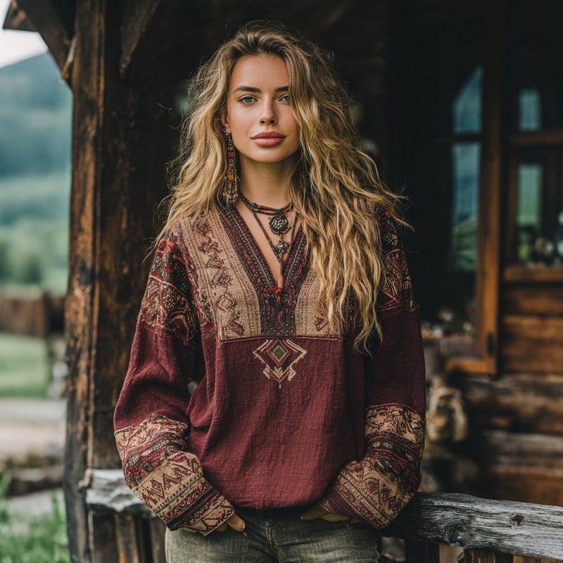 Timeless Vintage Style Top