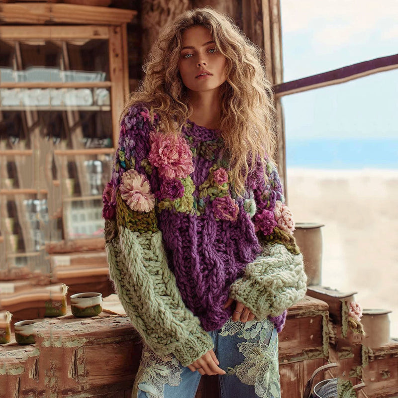 Gracefully Designed Sweater