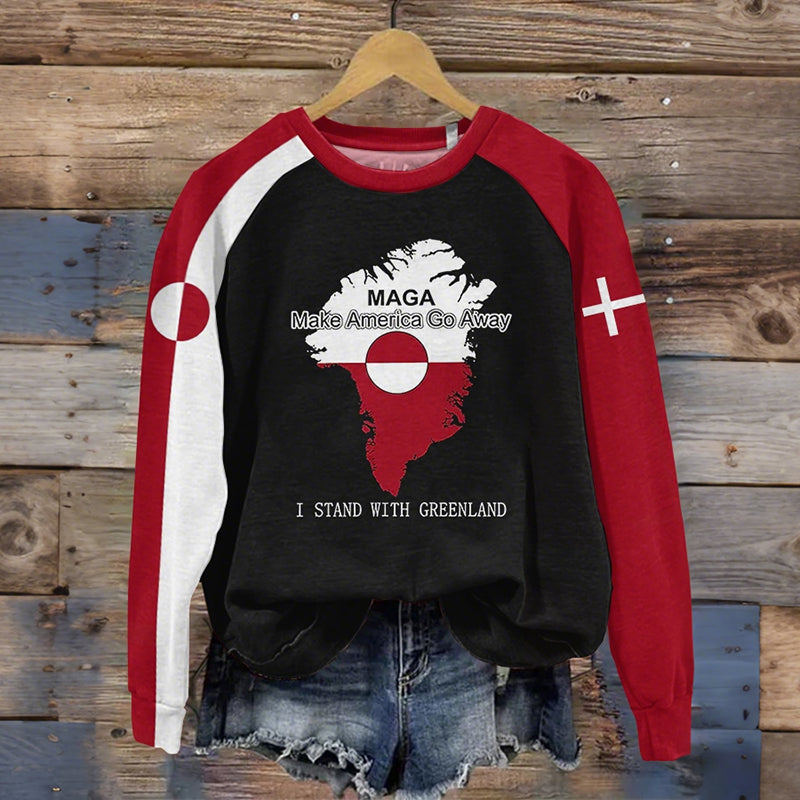Comstylish Greenland Women's Printed Sweatshirt