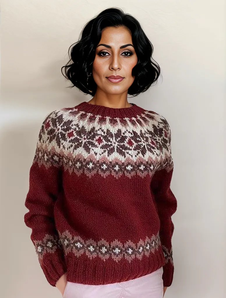 Gracefully Designed Sweater