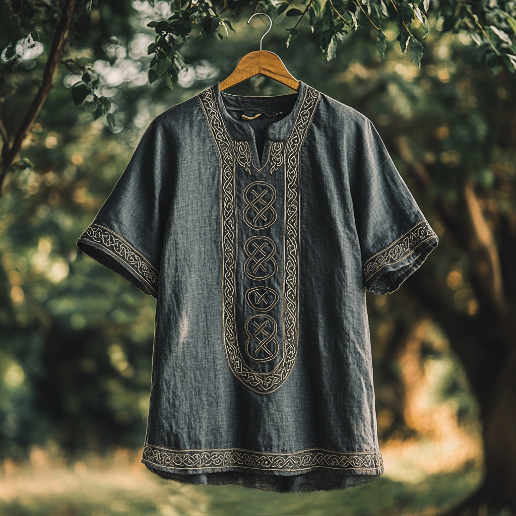 Men's Celtic Knot Weave Shirt elevenforest