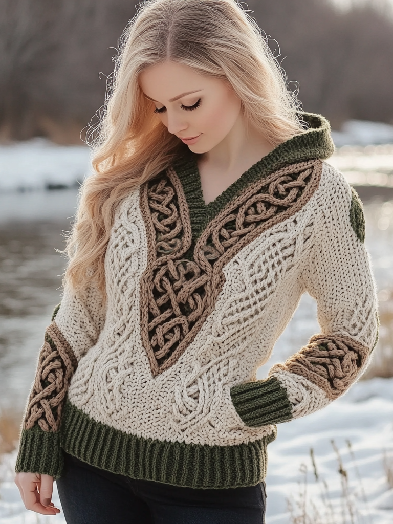 Gracefully Designed Sweater