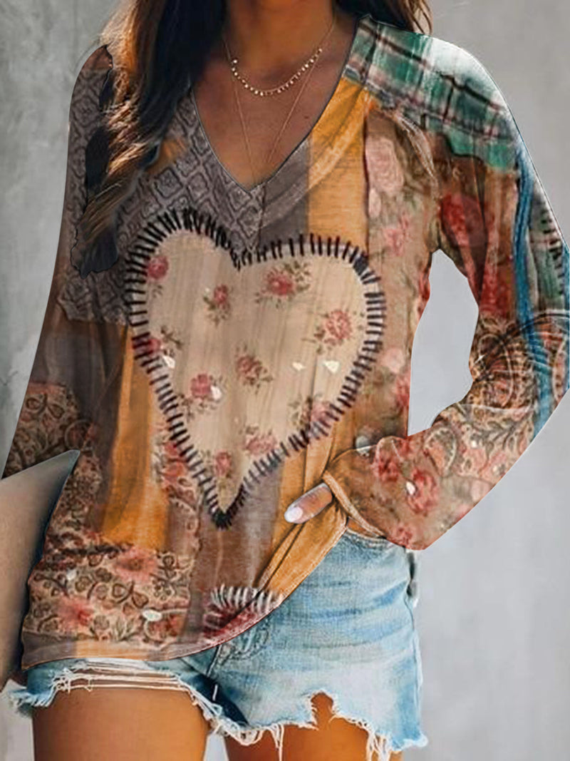 Timeless Vintage Style Top