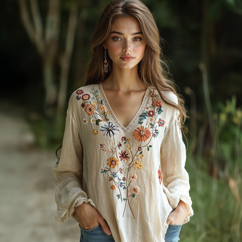 Timeless Vintage Style Blouse