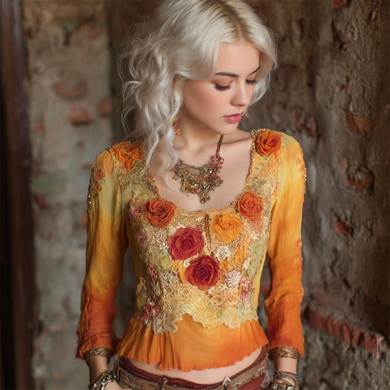 Timeless Vintage Style Top