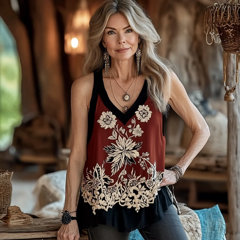Timeless Vintage Style Top