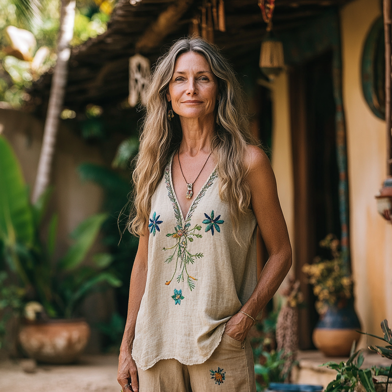 Timeless Vintage Style Top