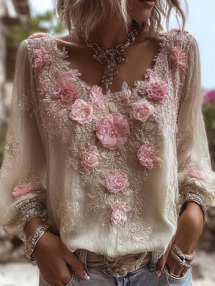 Timeless Vintage Style Top