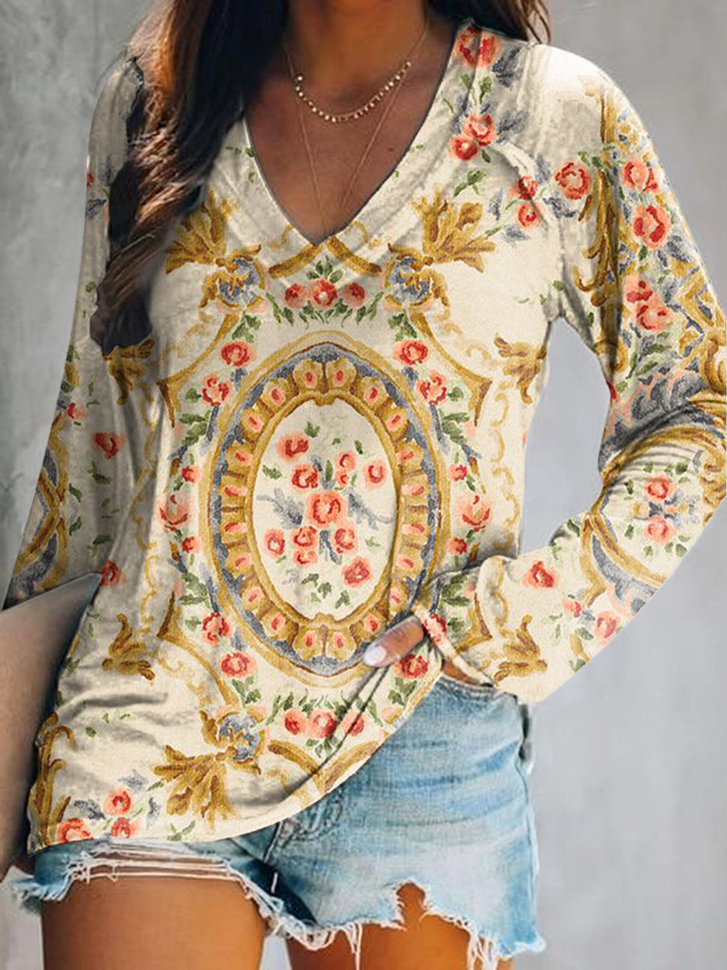 Timeless Vintage Style Top