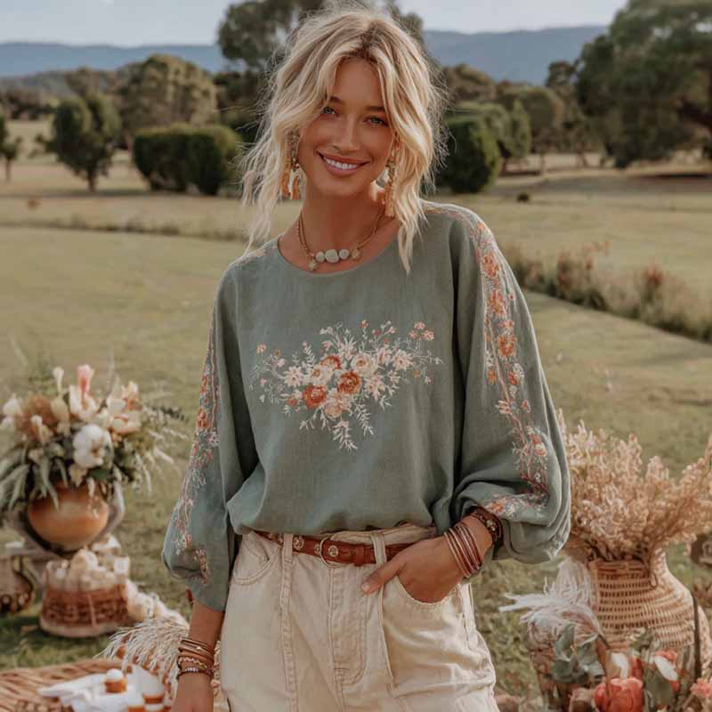 Timeless Vintage Style Top