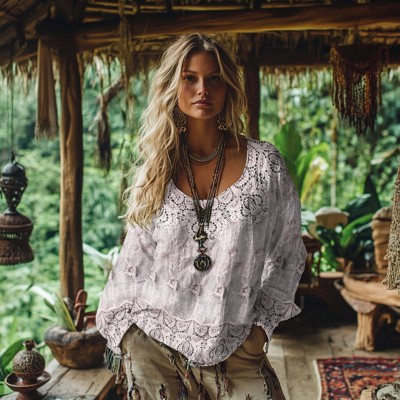 Timeless Vintage Style Blouse