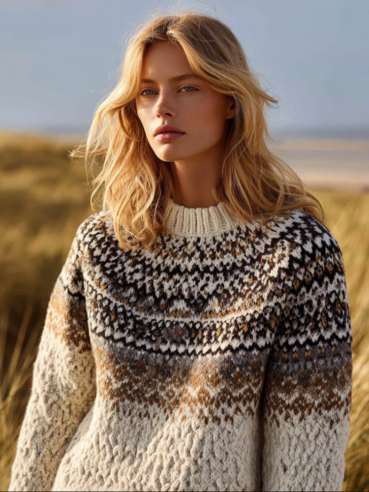 Gracefully Designed Sweater