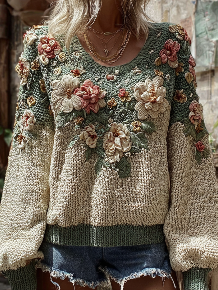Gracefully Designed Sweater