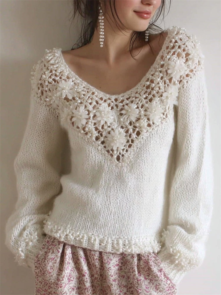 Gracefully Designed Sweater