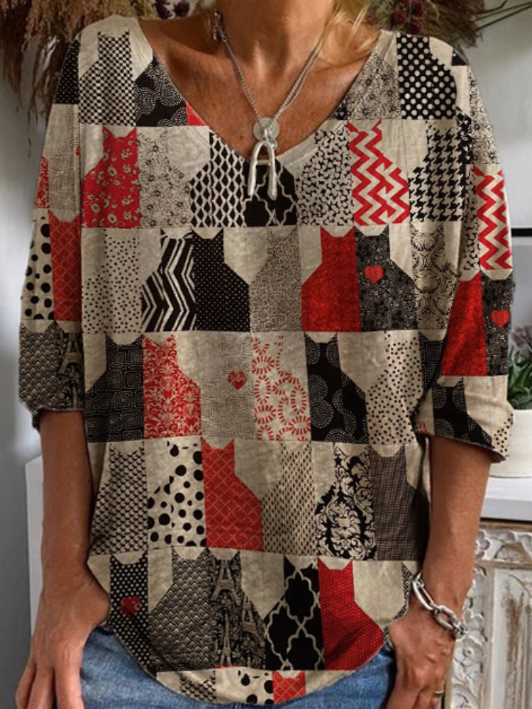 Timeless Vintage Style Top