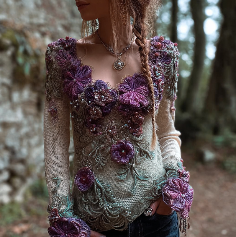 Gracefully Designed Sweater