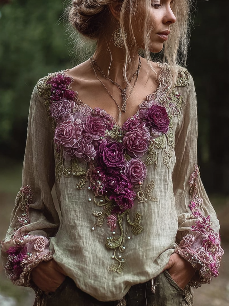 Timeless Vintage Style Top