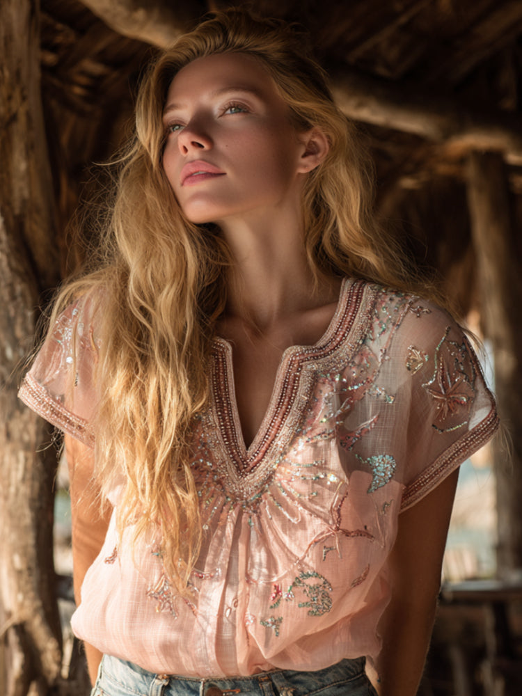 Timeless Vintage Style Top