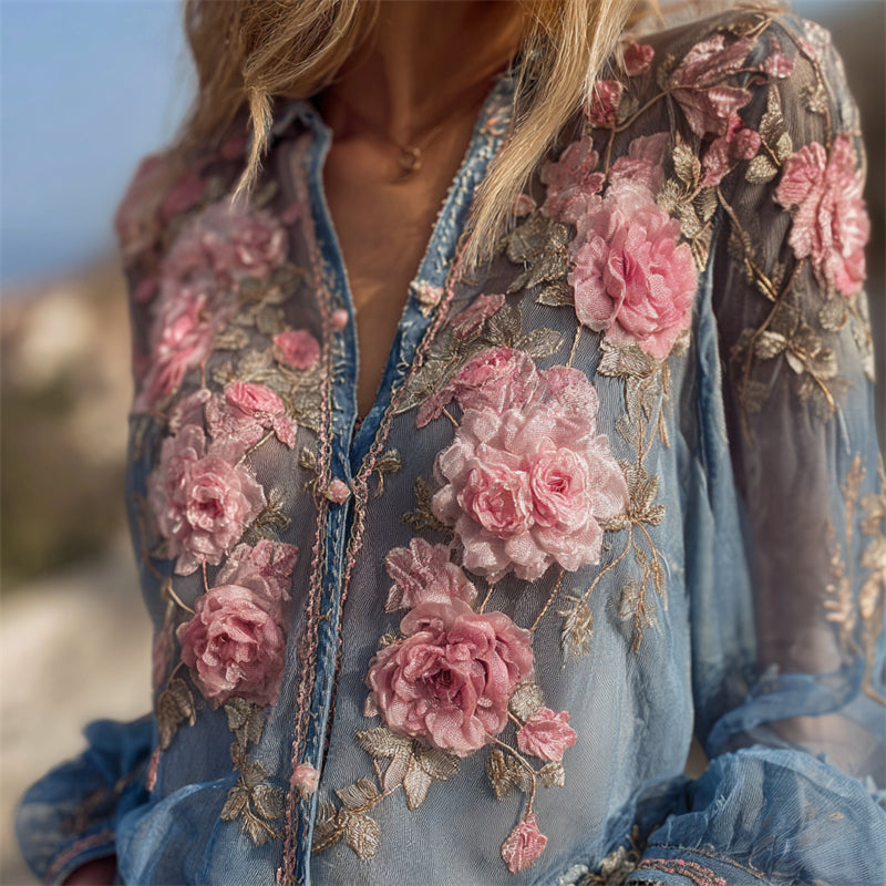 Timeless Vintage Style Blouse