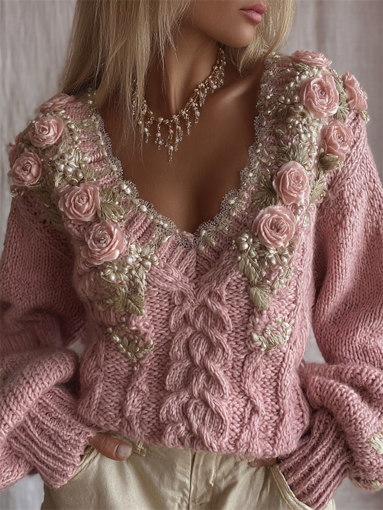 Gracefully Designed Sweater