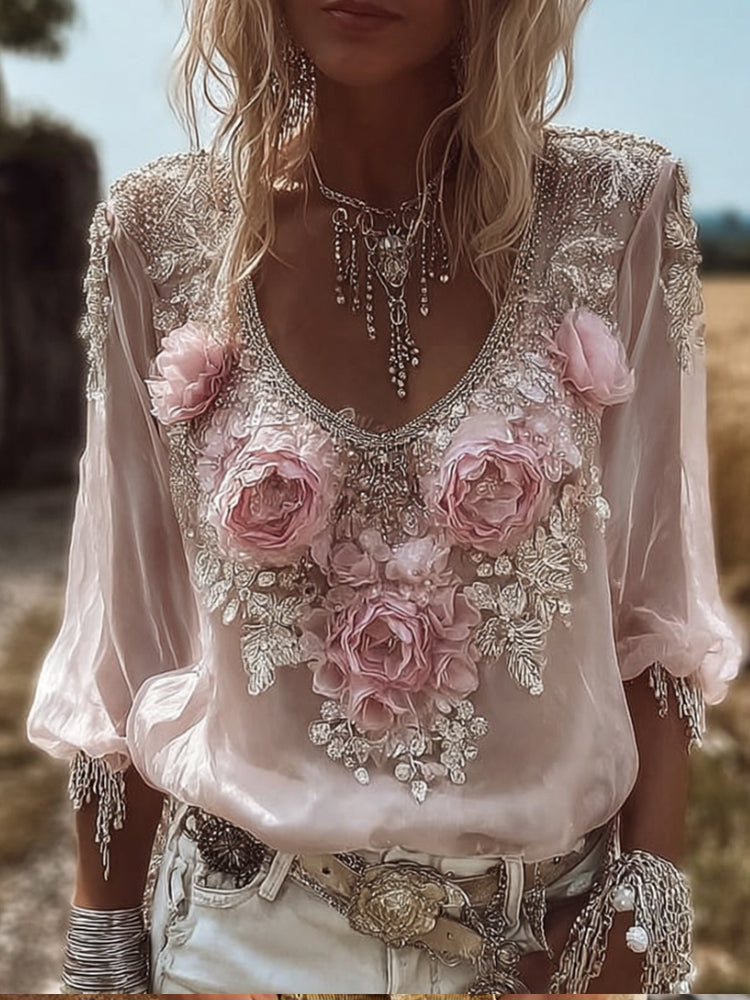 Timeless Vintage Style Top